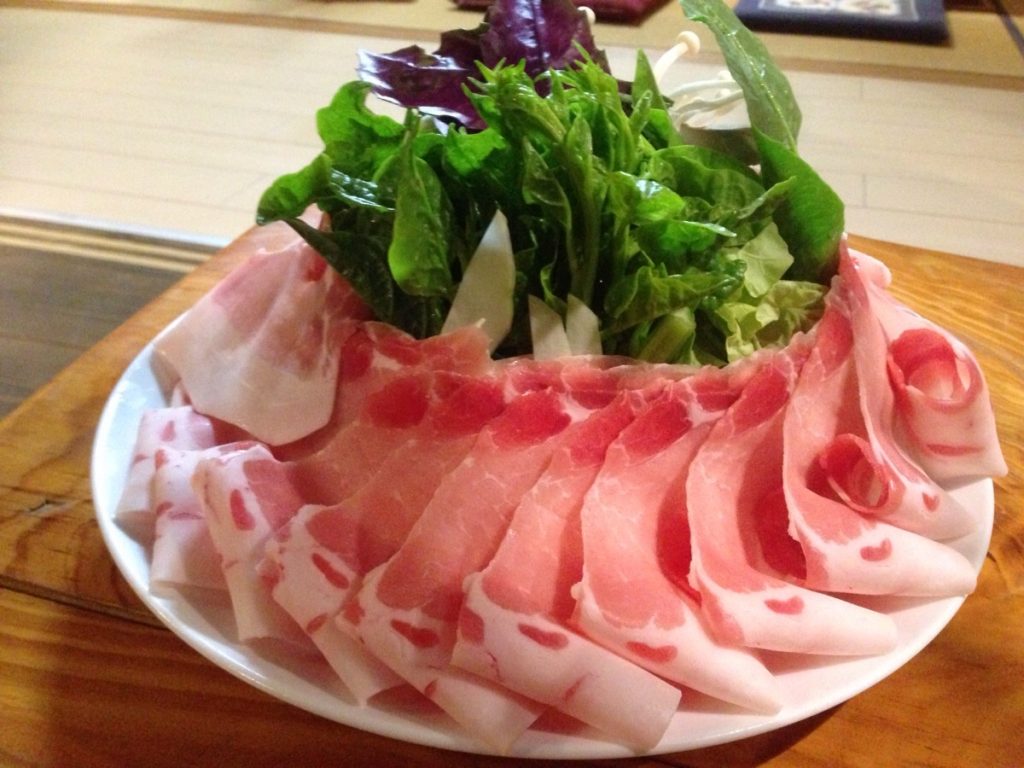 沖縄　今帰仁アグー　長堂屋　しゃぶしゃぶ　焼肉